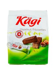 Вафли Kagi Hazelnut в молочном шоколаде, крем фундук 125 г