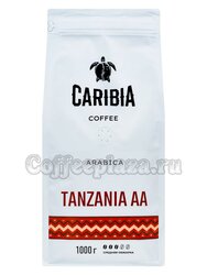 Кофе Caribia Tanzania  AA  в зернах 1 кг
