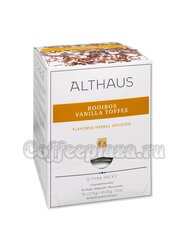 Чай Althaus Rooibush Vanilla Toffee (Тоффи Ройбуш) Пирамидки 15 шт