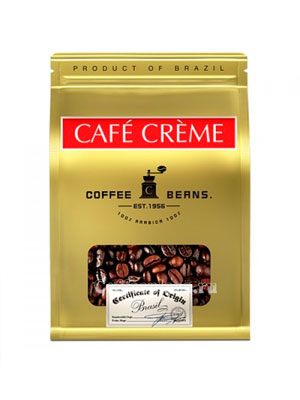 Cafe Creme в зернах Brazil 250 гр