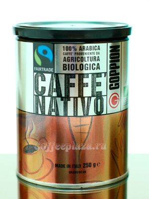 Кофе Goppion Caffe в зернах Nativo Organic 250 гр