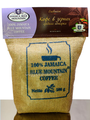 Кофе Jamaica Bue Mountain Arabica в зернах средняя обжарка 500 гр