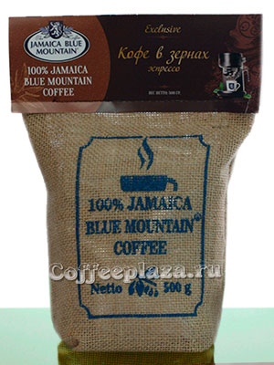 Кофе Jamaica Blue Mountain Coffee в зернах темная обжарка  500 гр