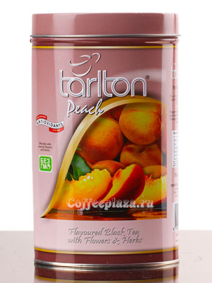 Чай Tarlton Персик черный 100 гр ж.б.