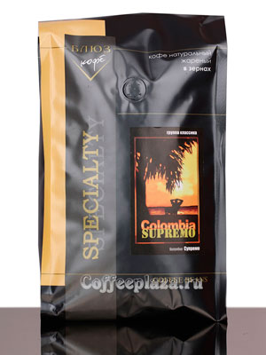Кофе Colombia Supremo в зернах 1 кг