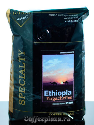 Кофе Ethiopia Yirgacheffee в зернах 1 кг