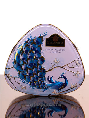 Чай Zylanica Peacock Blue (Павлин) Earl Gray FBOP черный с бергамотом 100 гр ж.б