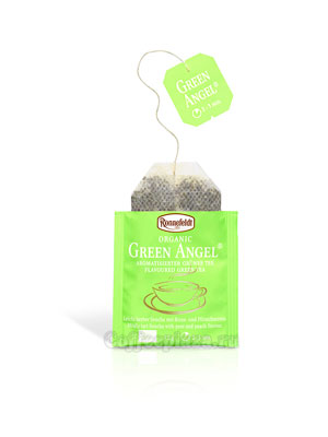 Чай Ronnefeldt Green Angel BIO/Зеленый Ангел в индивидуальной упаковке  25шт х 1,5гр