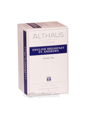 Чай Althaus English Breakfast St. Andrews черный 20х1,75 гр