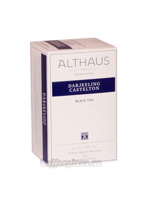 Чай Althaus Darjeeling Castelton черный 20х1,75 гр пакет