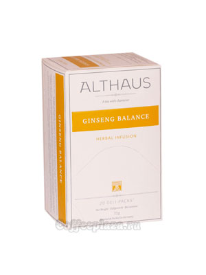 Чай Althaus Ginseng Balanсе/Джинсенг Баланс для чашек 20х1,7гр
