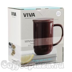 VIVA Minima Чайная кружка с ситечком 0,5 л (V77502) Белый