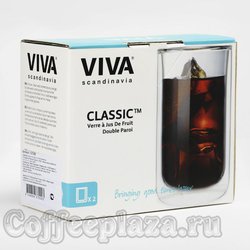 VIVA Classic Термобокал (комлект 2шт) 0,15 л (V37200) Прозрачный