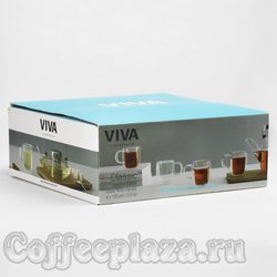 VIVA Classic Термокружка (комлект 4шт) 0,1 л (V75000) Прозрачный