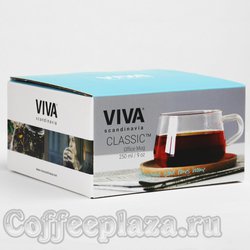 VIVA Classic Чайная чашка с блюдцем 0,25 л (V75800) Прозрачный