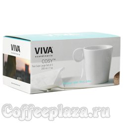 VIVA Cosy (Jaimi) Чайная кружка (комлект 2шт) 0, 2л (V80002) Белый