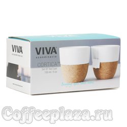 VIVA Lauren Чайный стакан (комлект 2шт) 0,15 л (V79102) Белый