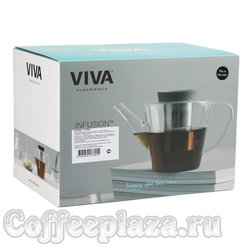 VIVA Infusion Чайник заварочный с ситечком 1 л (V27801) Черный