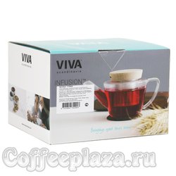 VIVA Infusion Чайник заварочный с ситечком 0.6 л (V75400) Прозрачный