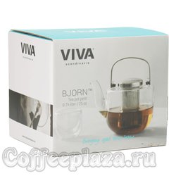 VIVA Bjorn Чайник заварочный с ситечком 0.75 л (V34301) Черный