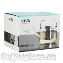 VIVA Bjorn Чайник заварочный с ситечком 1.3 л (V37901) Черный