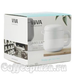 VIVA Isabella Чайник заварочный с ситечком 0.6 л (V76402) Белый