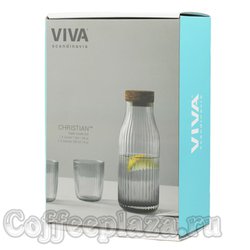 VIVA Cristian Графин с двумя стаканами (V76300) Прозрачный